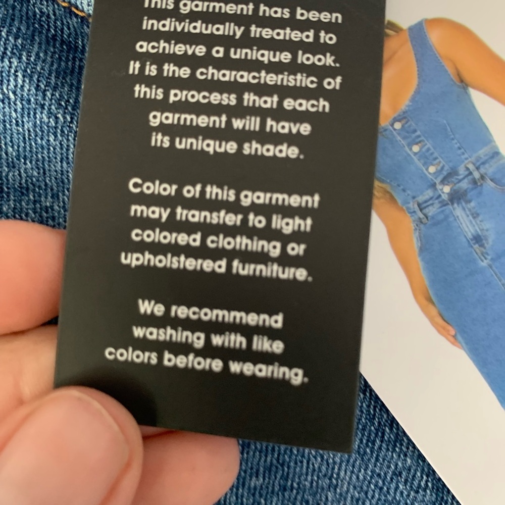 Denim Blue Midi Dress - Picture 6 of 11